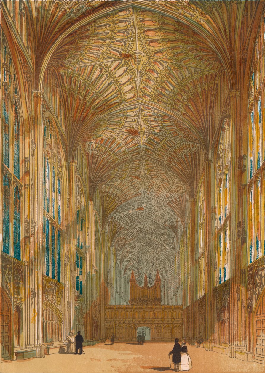 Kings College Chapel, Cambridge, 1864 od Unbekannt