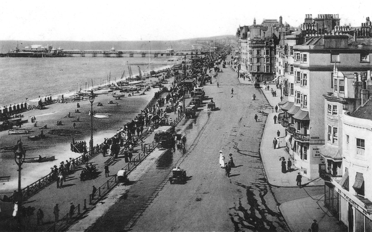 Kings Road, Brighton, East Sussex, c1900-c1920s od Unbekannt