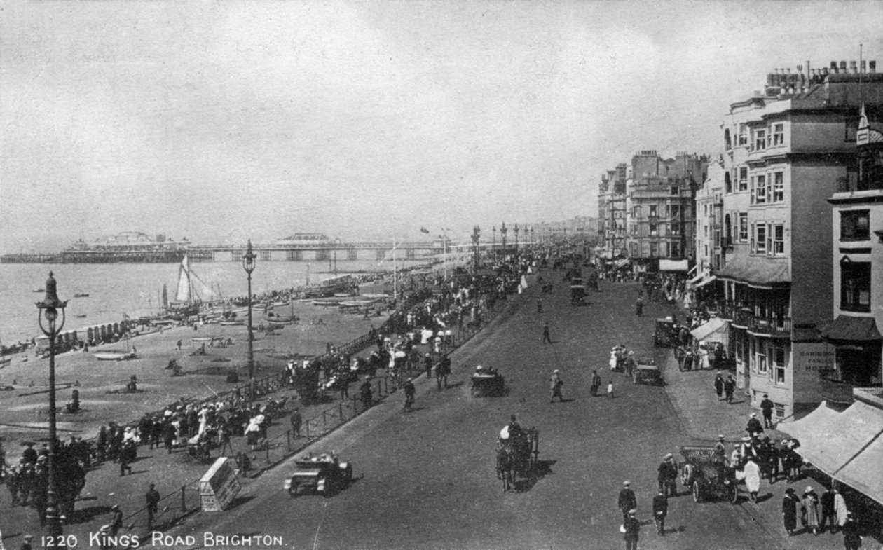 Kings Road, Brighton, East Sussex, počátek 20. století od Unbekannt