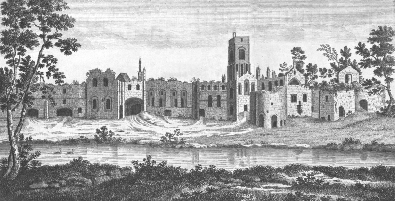 Kirkstall Abbey, Leeds, West Yorkshire, 18. století od Unbekannt