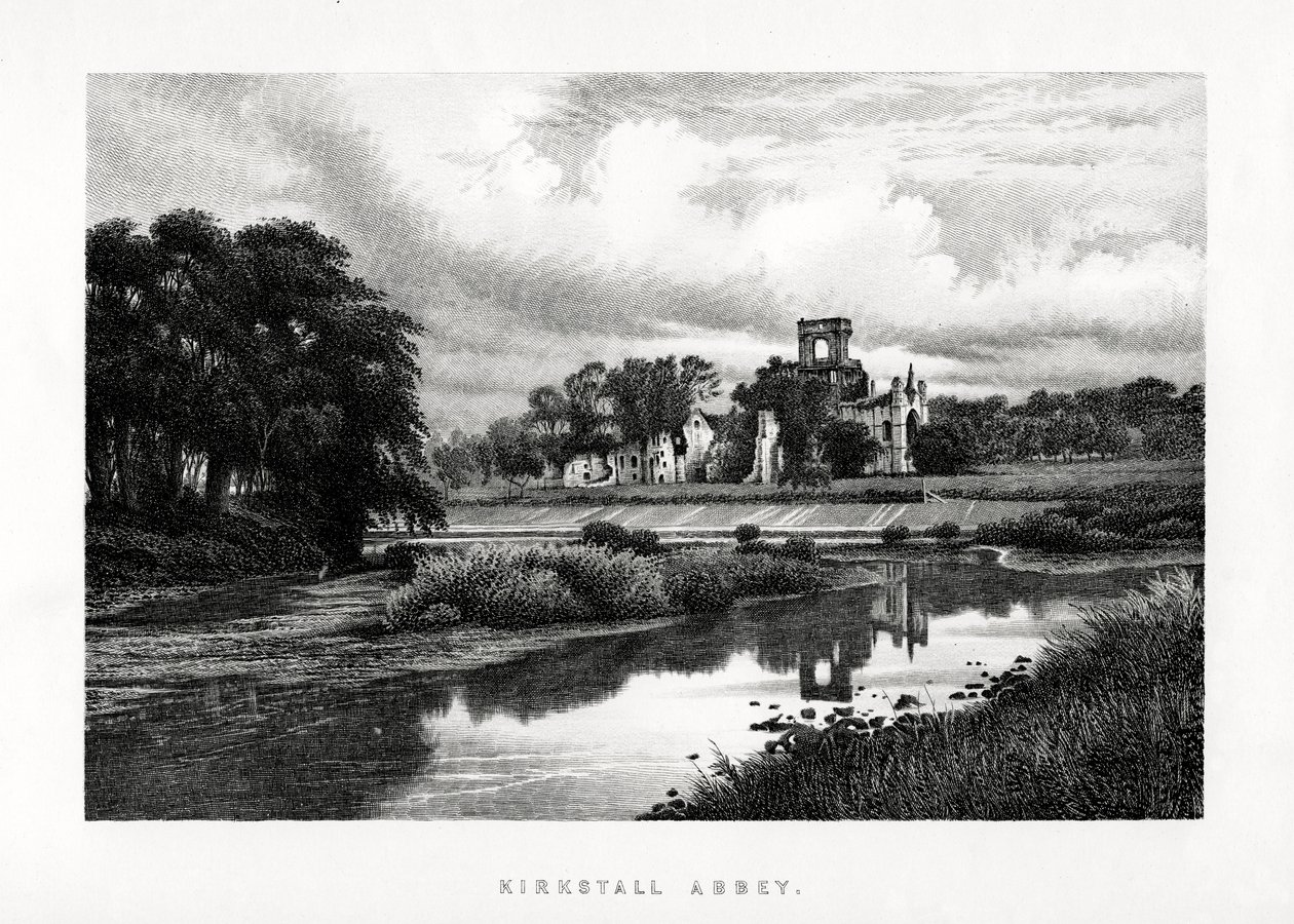 Kirkstall Abbey, Leeds, Yorkshire, 1896 od Unbekannt