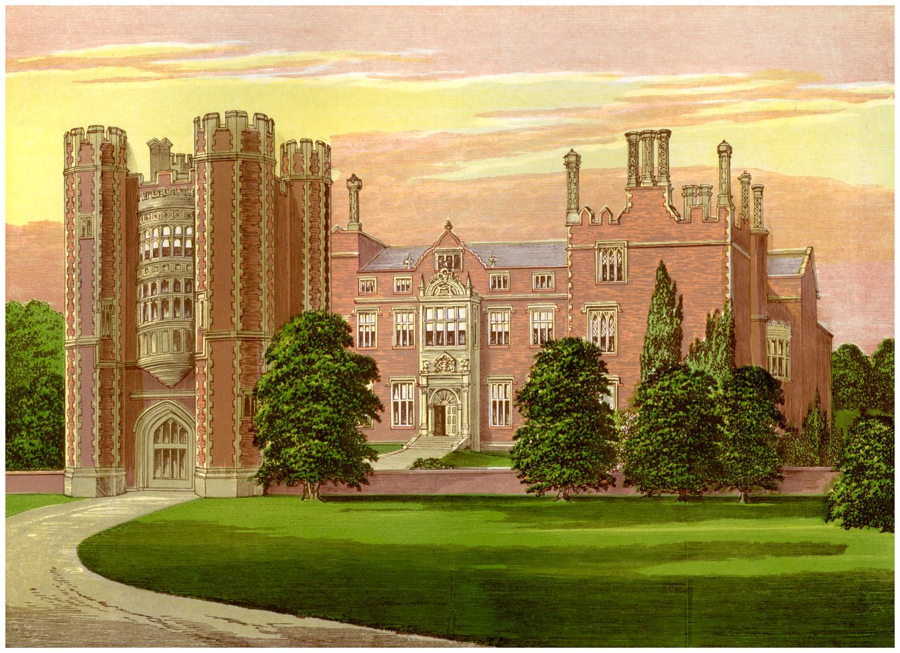 Kirtling Tower, Cambridgeshire, domov baronky North, c1880 od Unbekannt