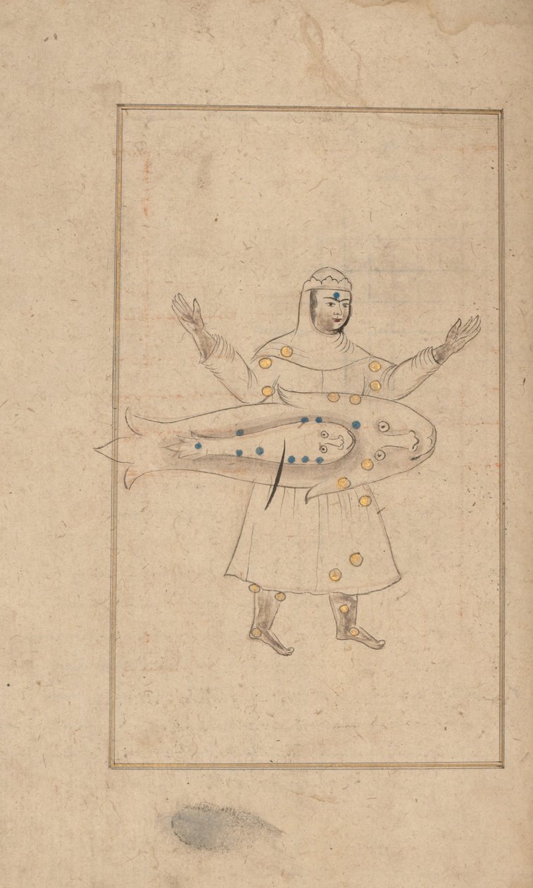 Kitab suwar al-kawakib al-thabita Kniha obrazů stálic al-Sufiho, 18. století. od Unbekannt