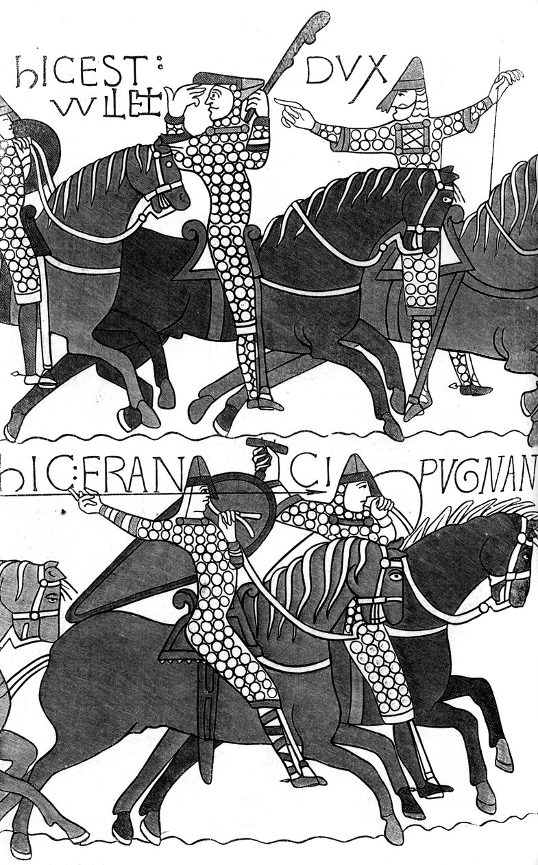 Rytíři Duc Guillaume, c1070 1849 od Unbekannt