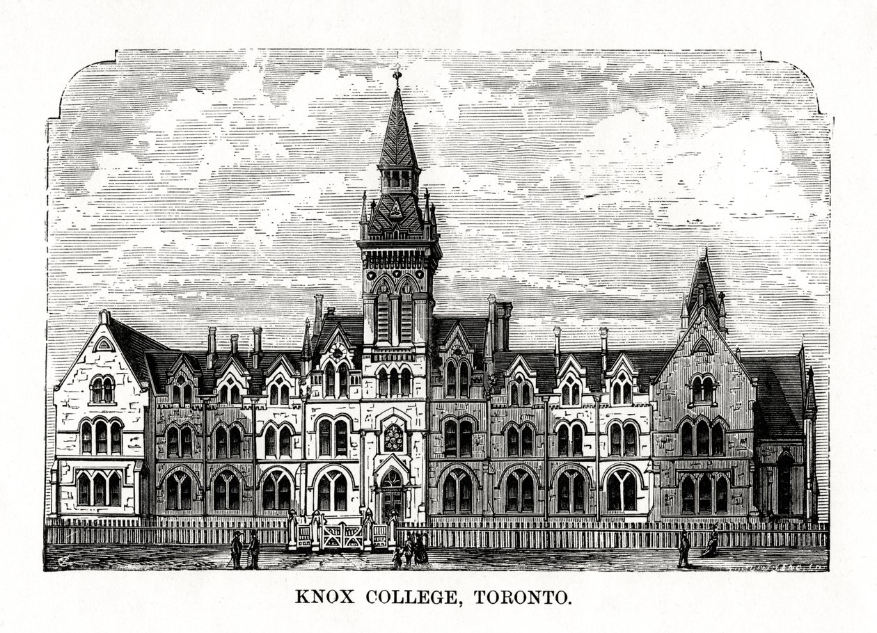 Knox College, Toronto, Ontario, Kanada, 19. století od Unbekannt