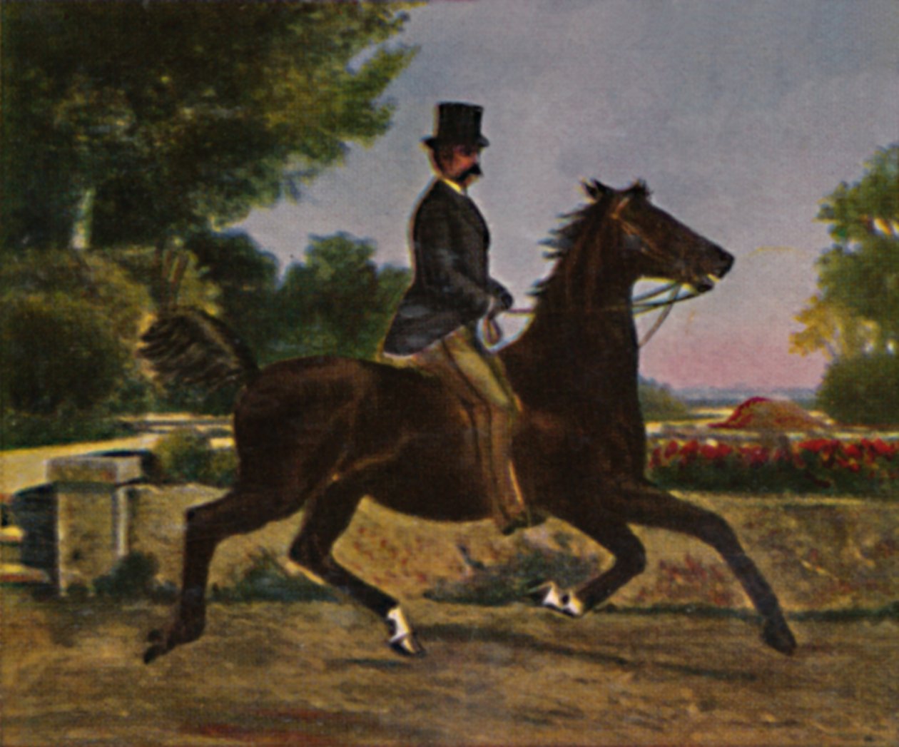König Humbert I. von Italien 1844-1900. - Gemälde von Palizzi, 1934. od Unbekannt