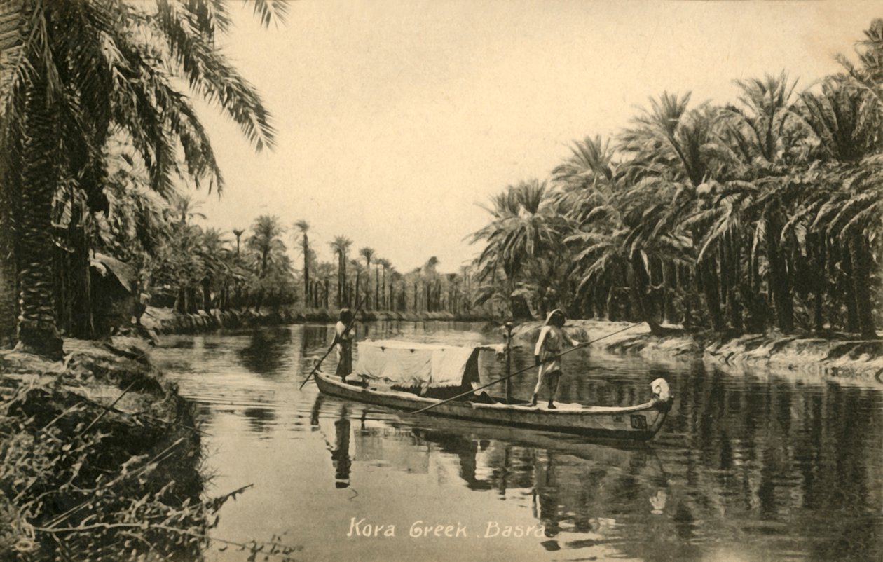 Kora Creek, Basra, c1918-c1939. od Unbekannt