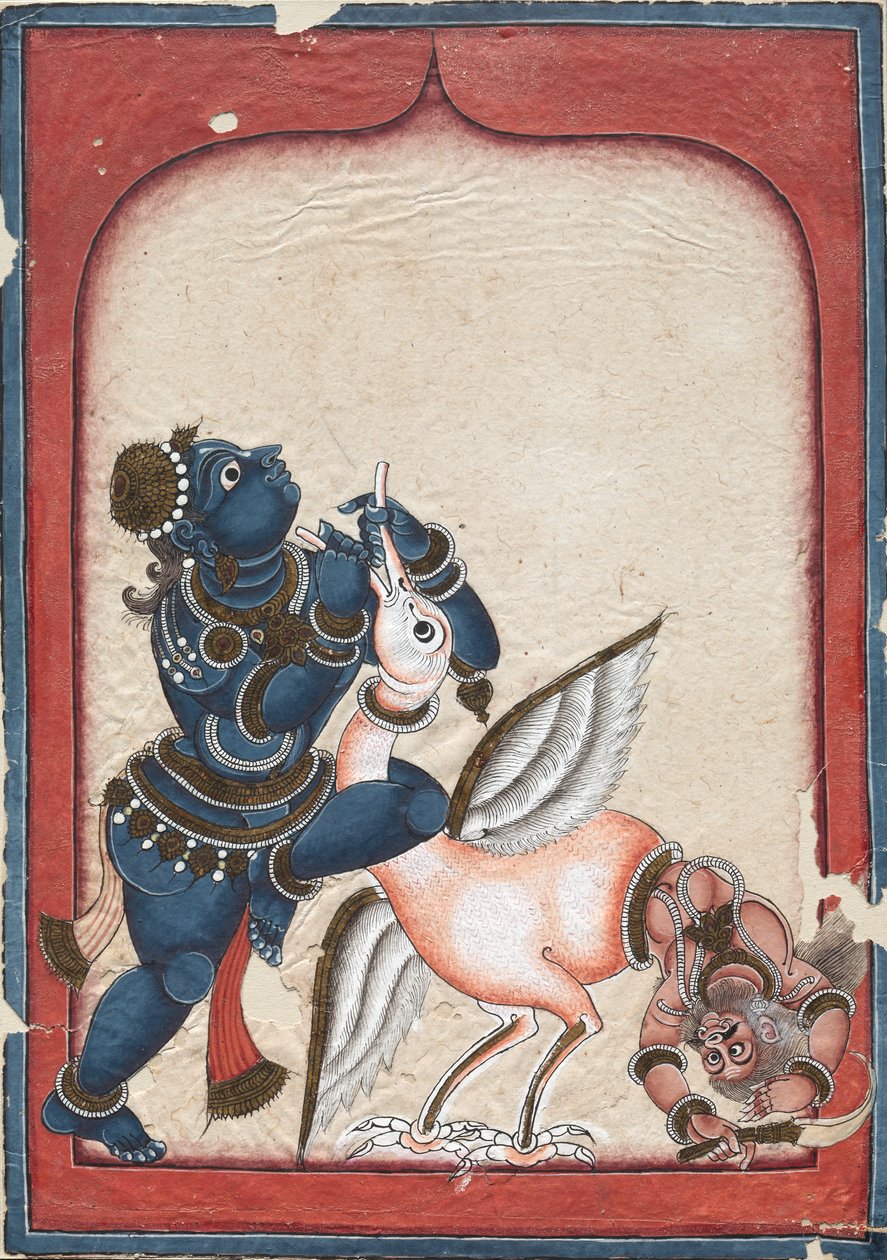 Krishna Vanquishing Clean, konec 17. století. od Unbekannt