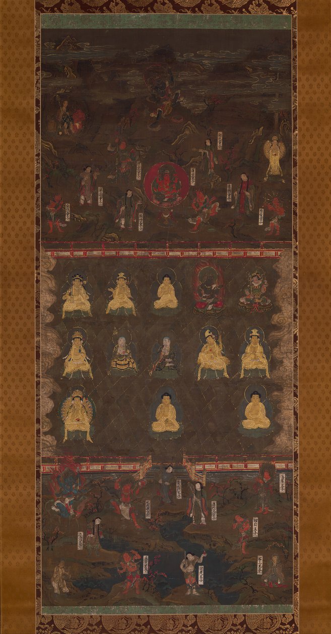 Svatyně Kumano Mandala, počátek 14. století. od Unbekannt
