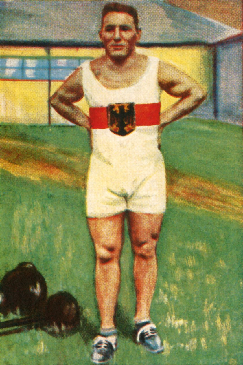 Kurt Helbig, německý mistr ve vzpírání, 1928. od Unbekannt