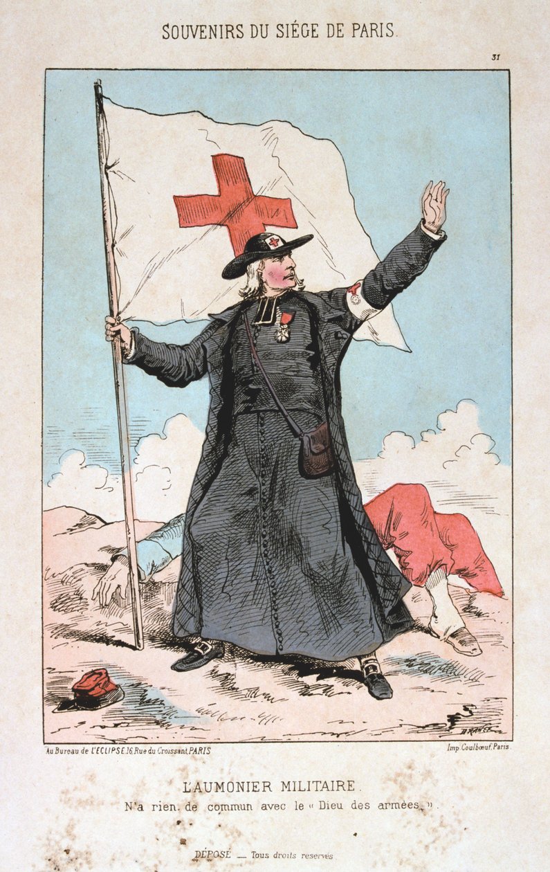 LAumonier Militaire, obléhání Paříže, 1870-1871 od Unbekannt