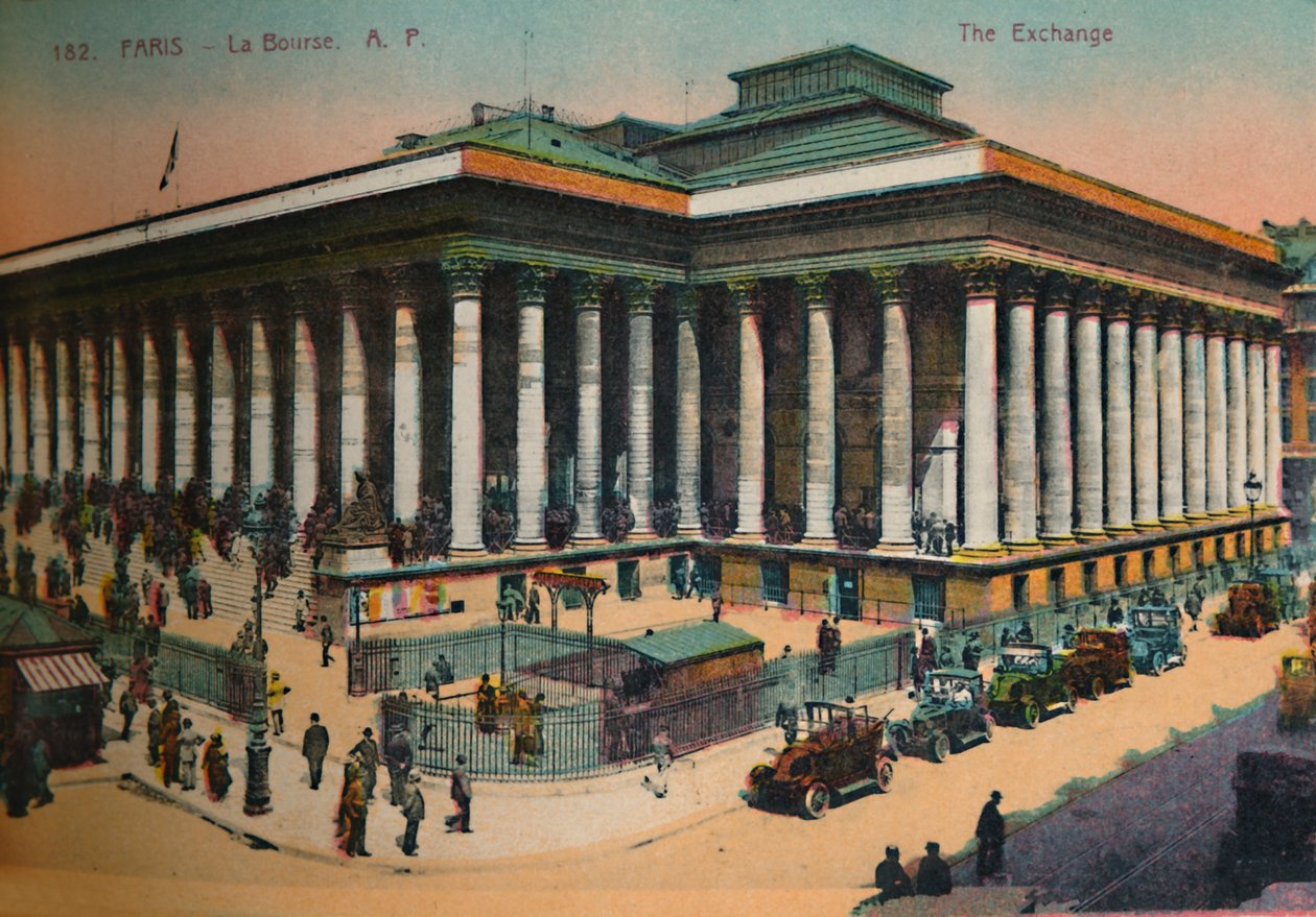 Burza cenných papírů, Paříž, c1920 od Unbekannt