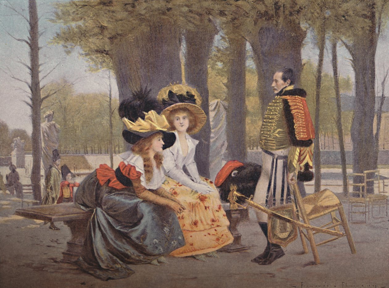 La Causerie. - Život v Paříži v roce 1793, 1896 od Unbekannt