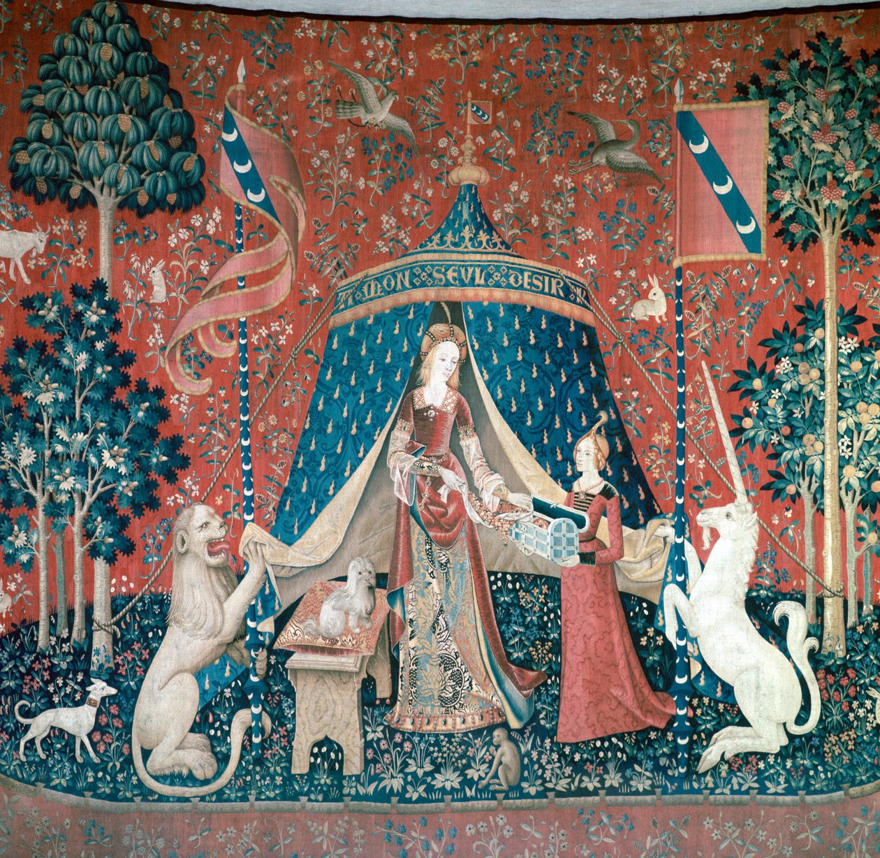 La Dame A La Licorne, 15. století od Unbekannt