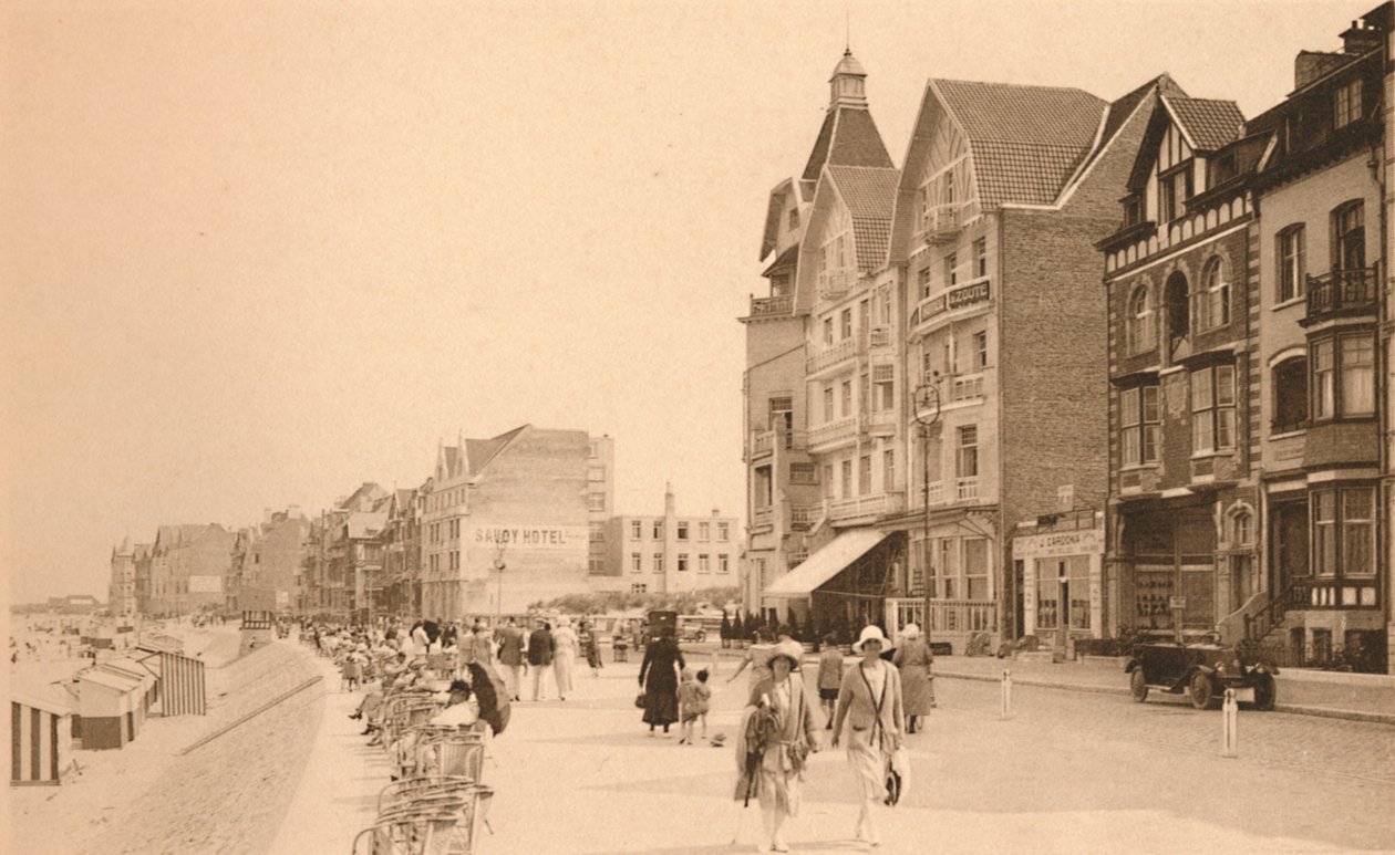 La Digue, Promenáda, c1900. od Unbekannt