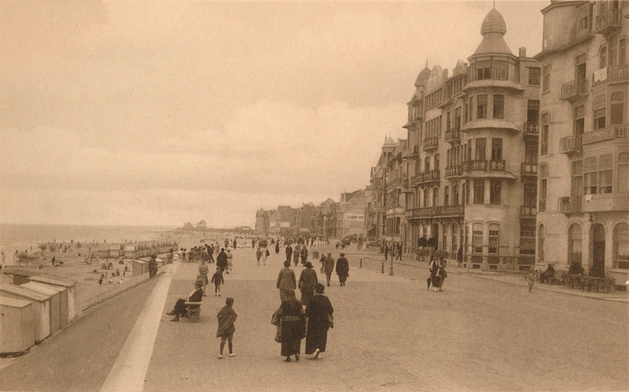 La Digue, Promenáda, c1900. od Unbekannt