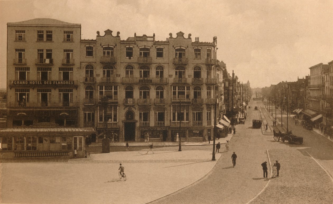La Place Publique et lAvenue Lippens, náměstí a Avenue Lippens, c1900. od Unbekannt