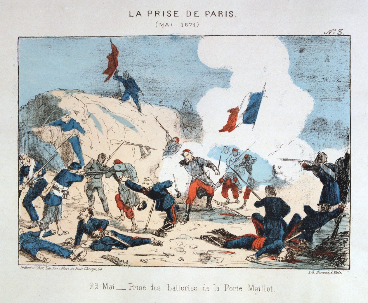 La Prize de Paris, 22. května 1871 od Unbekannt