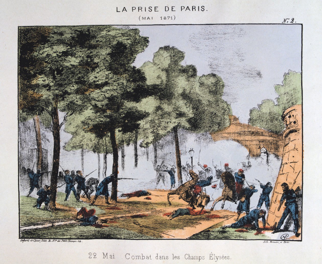 Dobytí Paříže, 22. května 1871 od Unbekannt