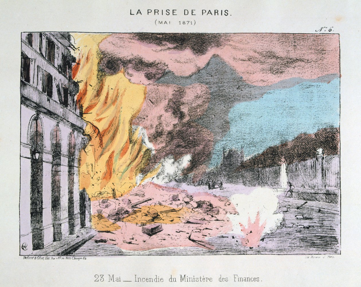 La Prize de Paris, 23. května 1871 od Unbekannt