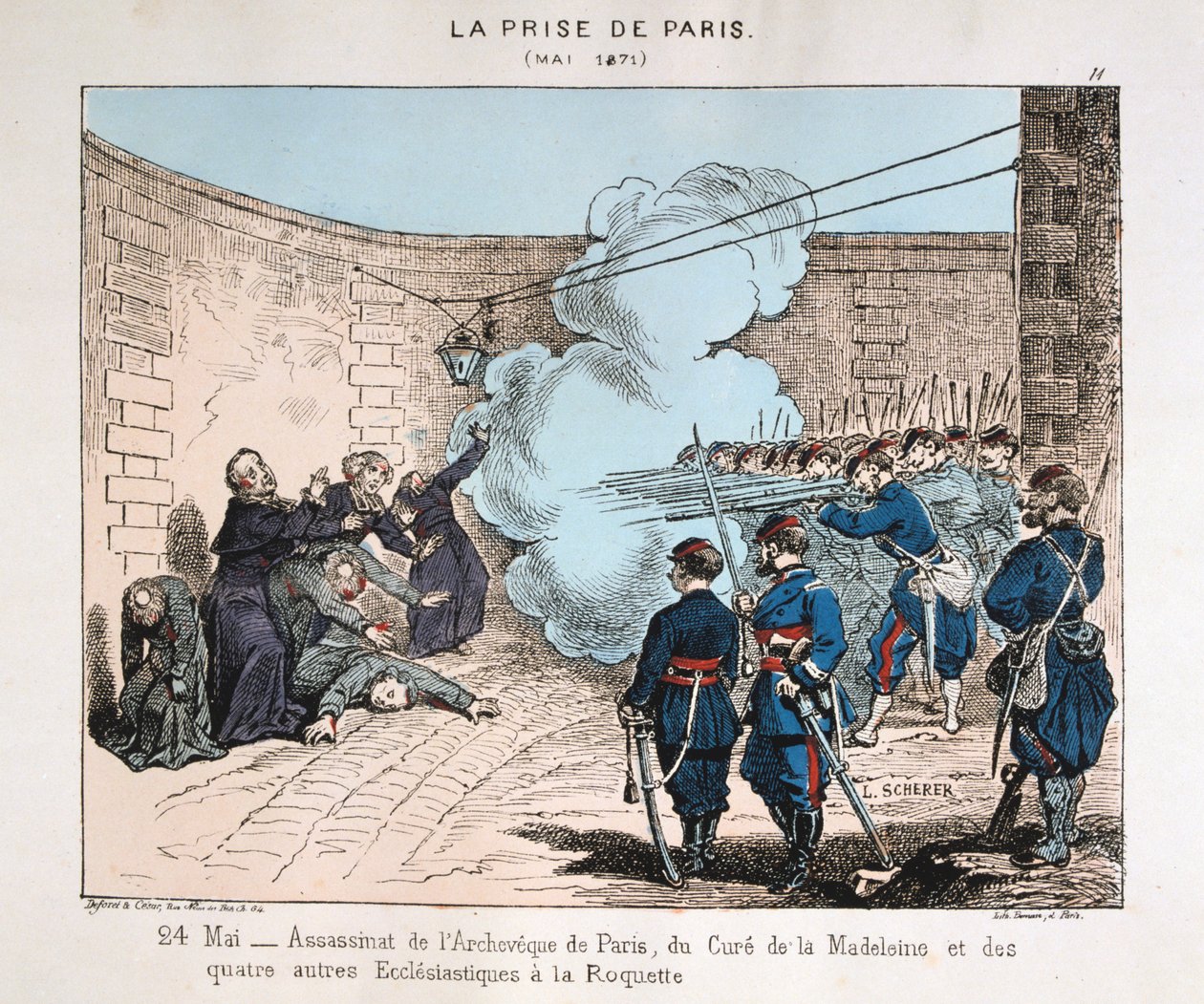 La Prize de Paris, 24. května 1871 od Unbekannt