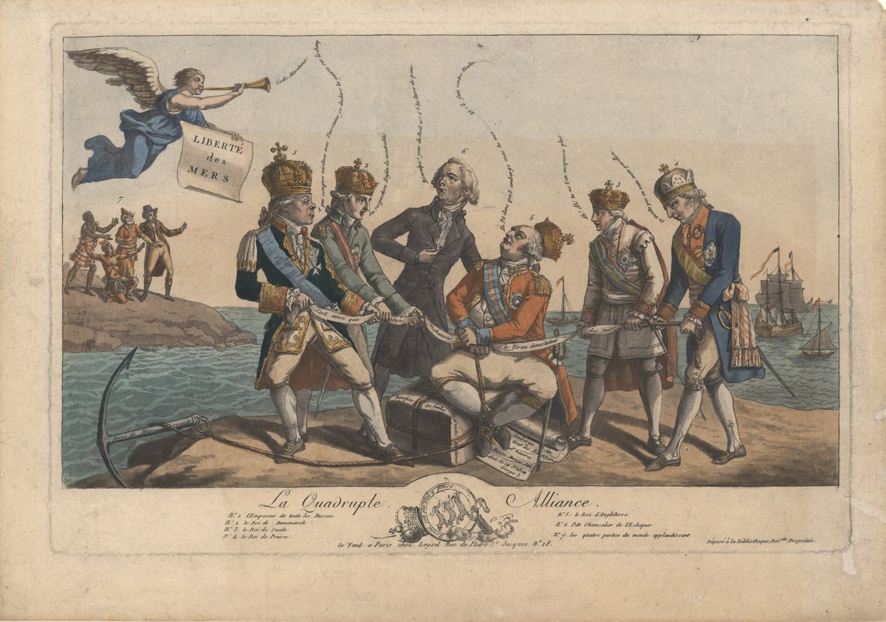 La Quadruple Alliance, 1800. od Unbekannt
