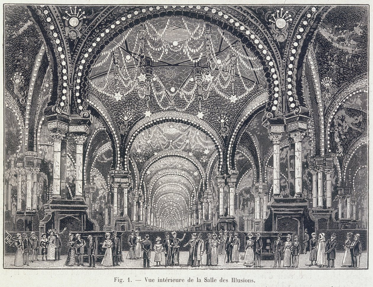 Síň iluzí, Paříž, září 1900 od Unbekannt
