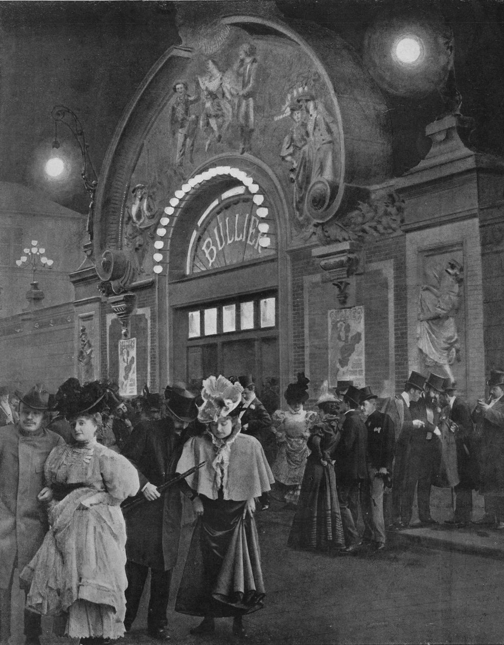 The Exit Of Bullier, 1900 od Unbekannt