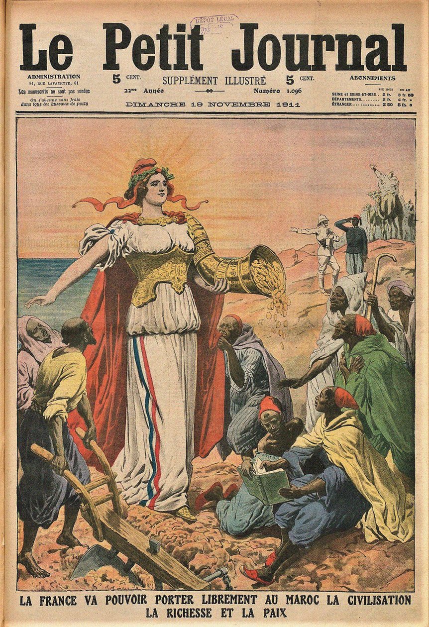Civilizační mise. Le Petit Journal, 19. listopadu 1911, 1911. od Unbekannt