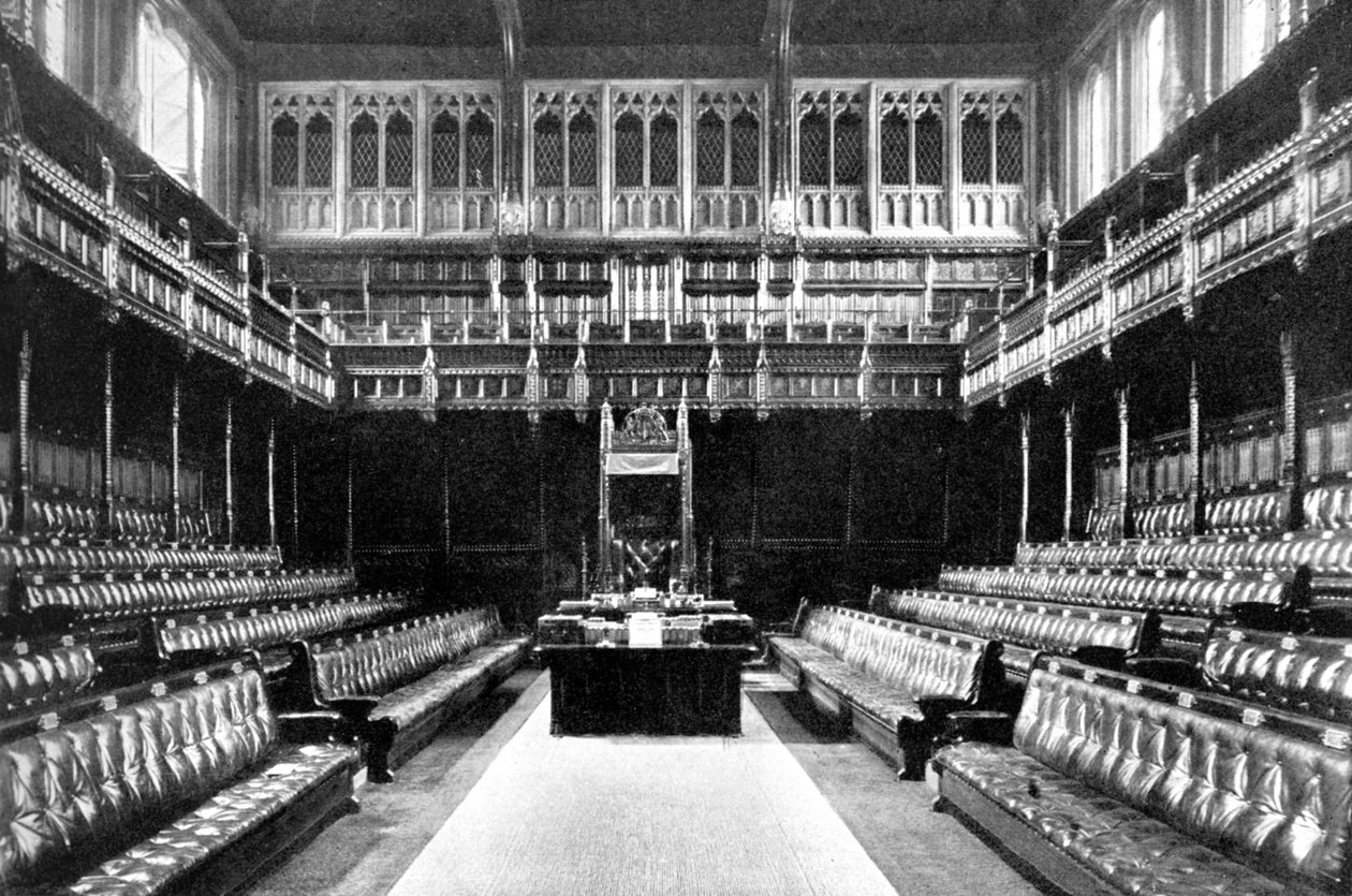 Ladies Grille nad Reporters Gallery, Dolní sněmovna, Westminster, Londýn, c1905 od Unbekannt
