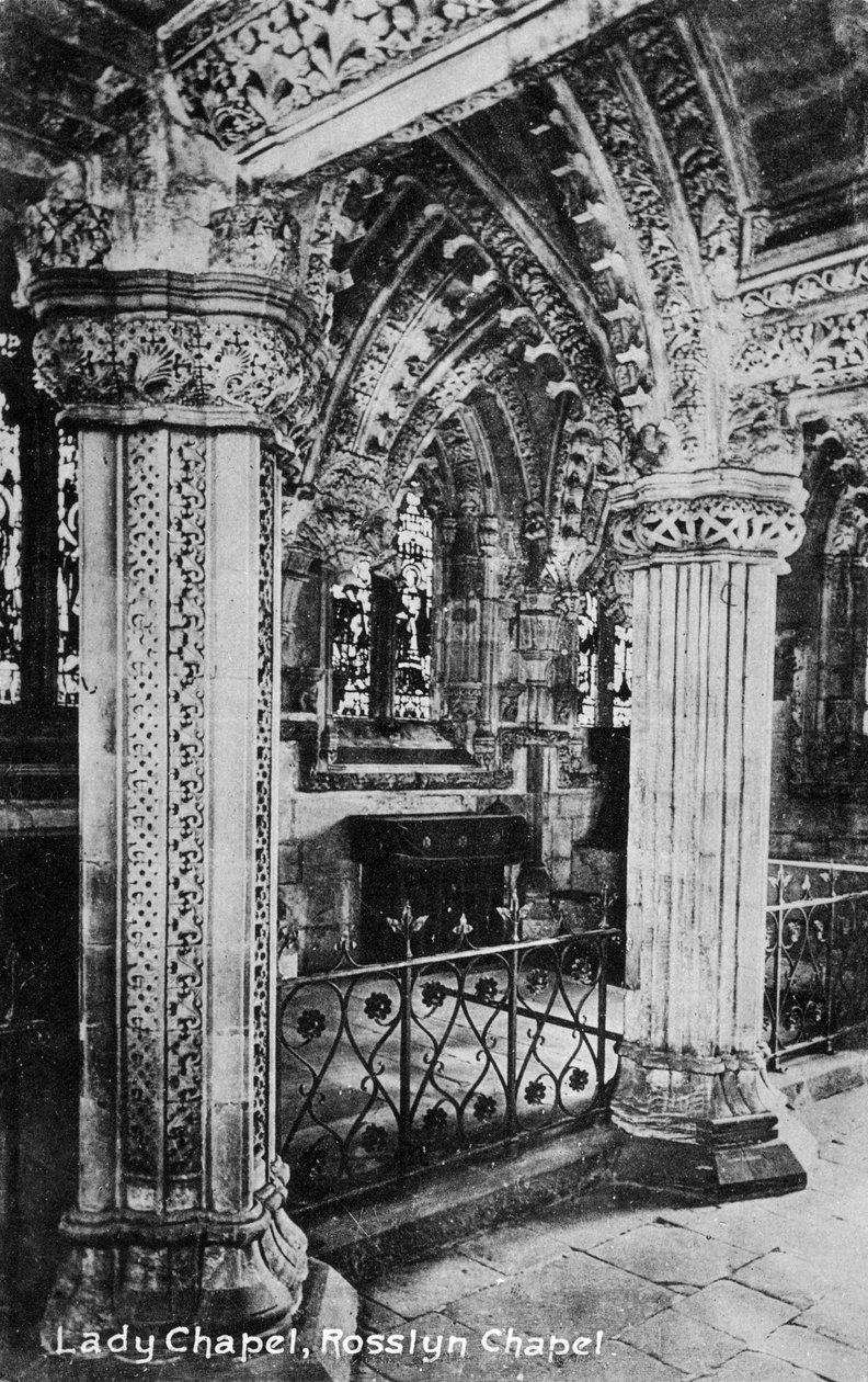 Lady Chapel, Rosslyn Chapel, Midlothian, Skotsko, 20. století od Unbekannt