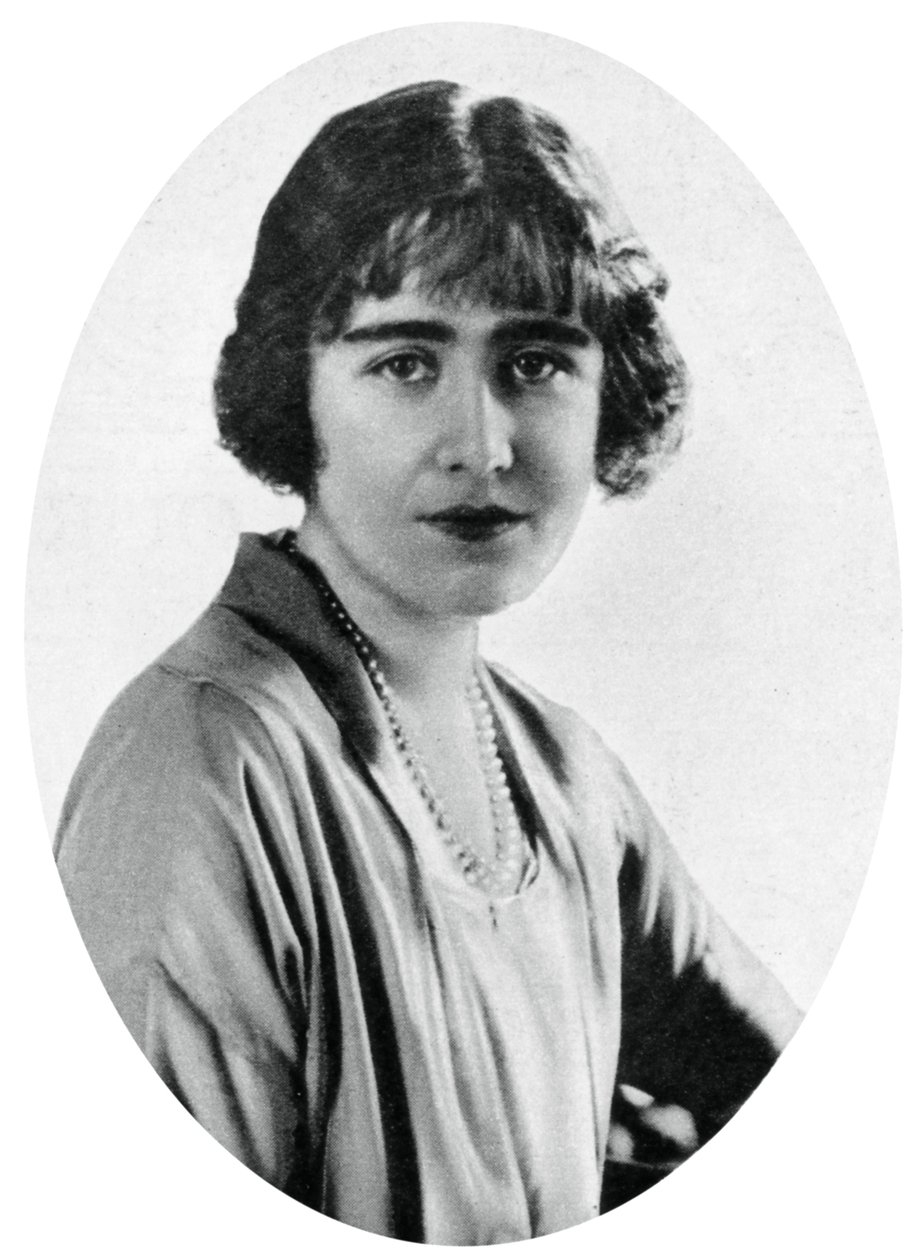 Lady Elizabeth Bowes-Lyon v roce 1923, 1937 od Unbekannt