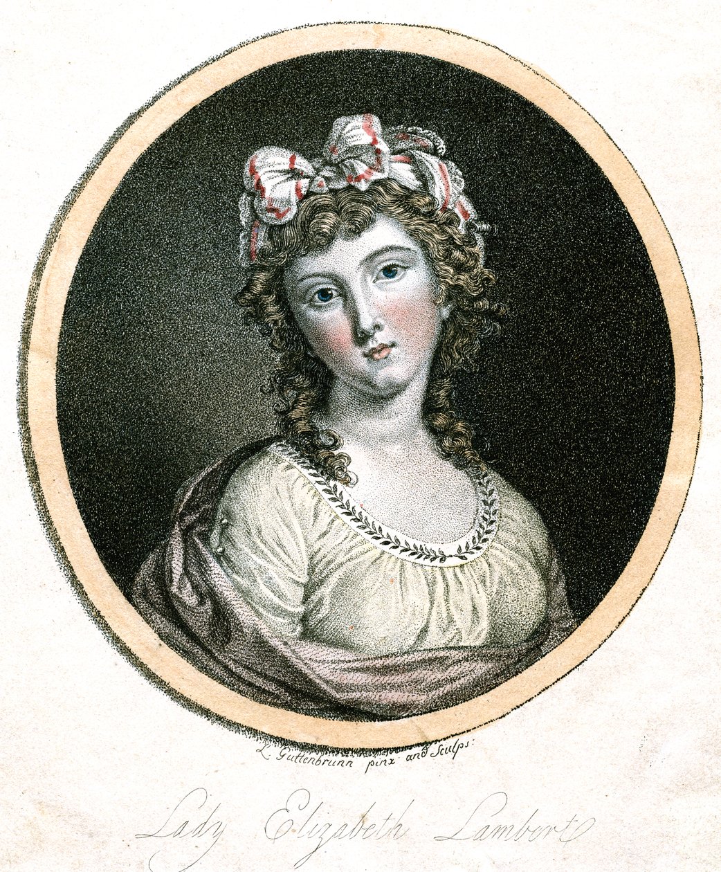 Lady Elizabeth Lambert, 1750-1820 od Unbekannt