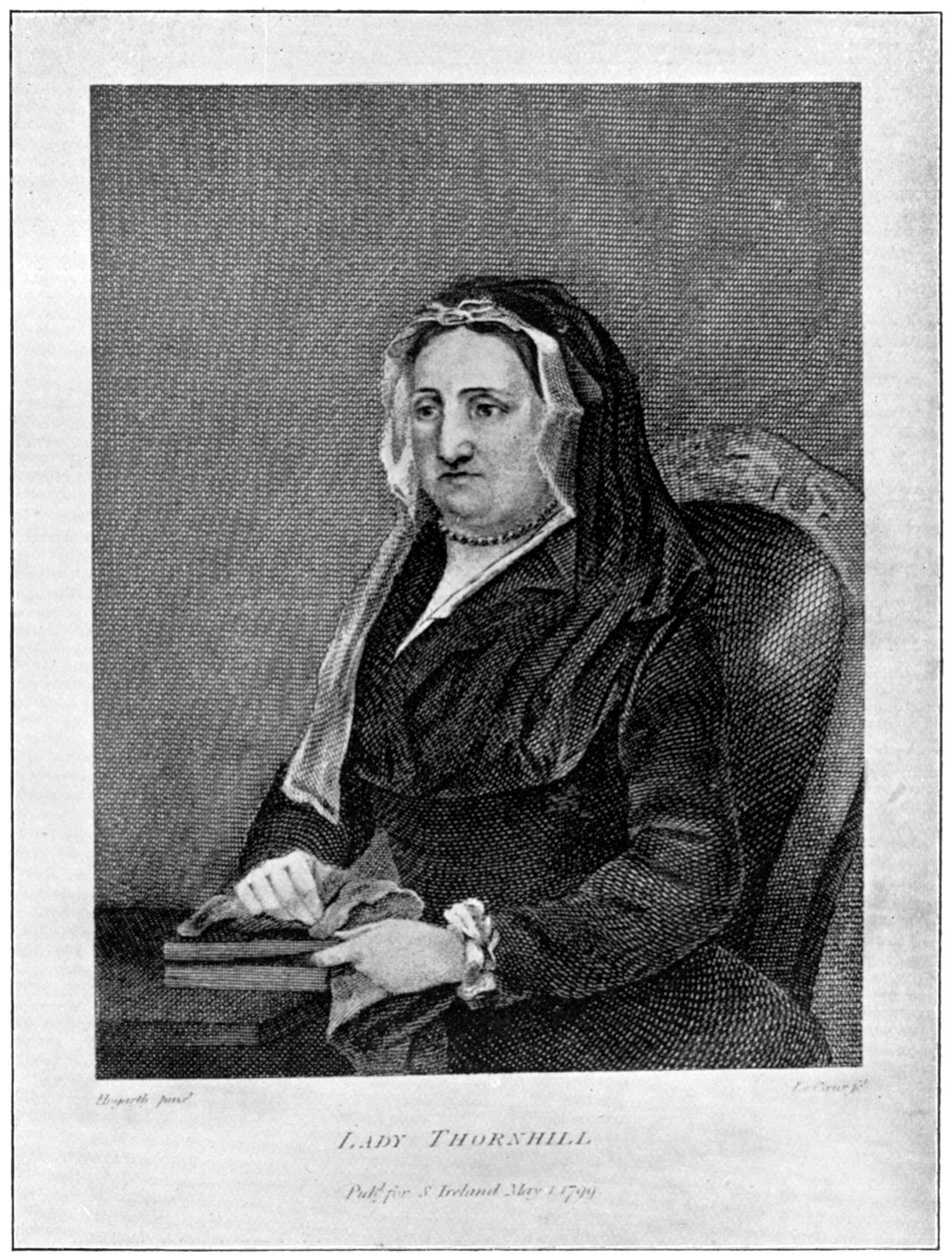 Lady Thornhillová, 1799 od Unbekannt