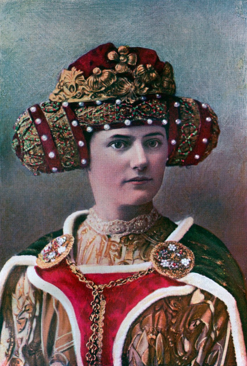 Dámská čelenka, 14. století, 1910 od Unbekannt