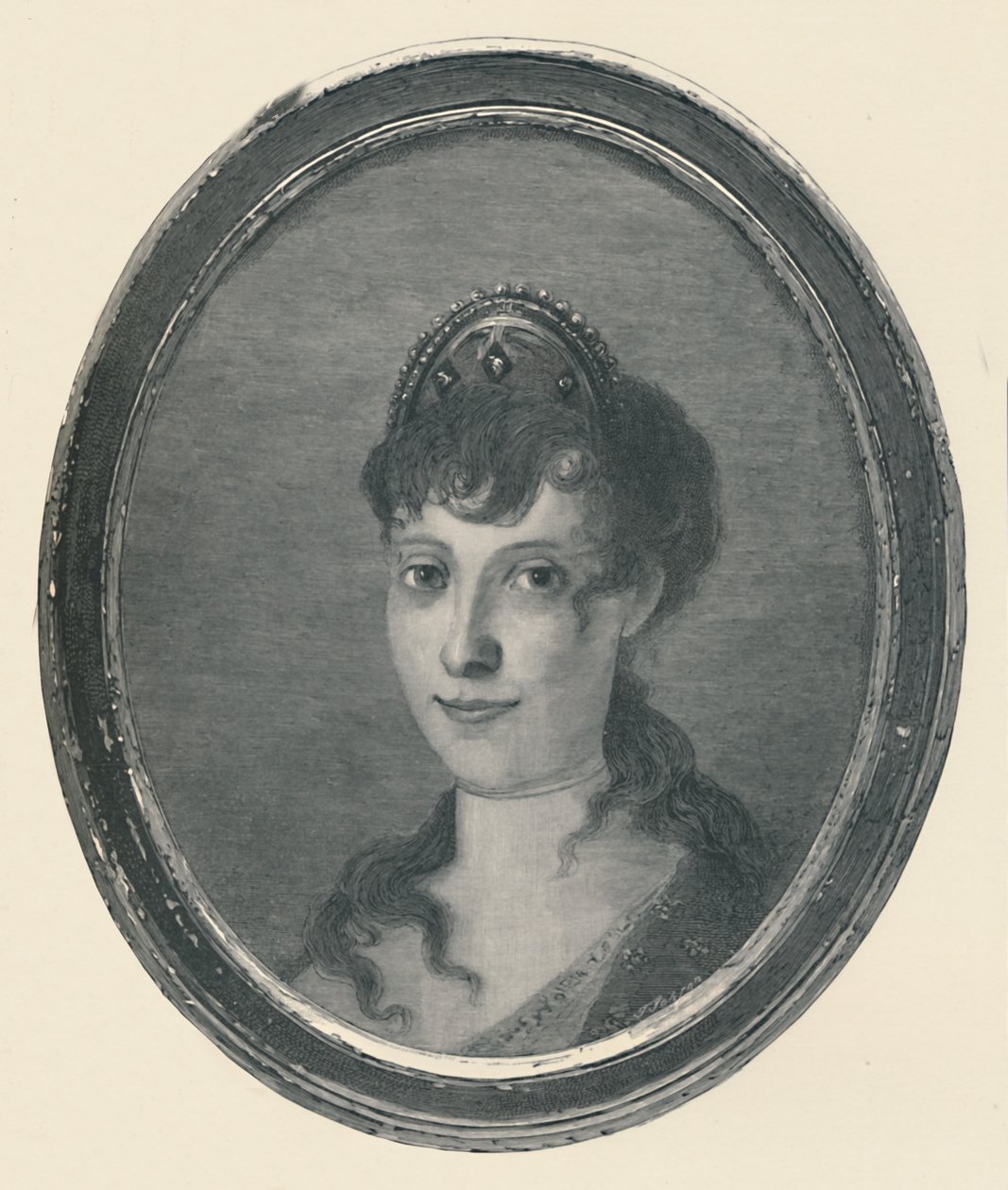 Laetitia Ramolino - manželka Carla Buonaparte, matka Napoleona Bonaparta, c1780, 1896. od Unbekannt