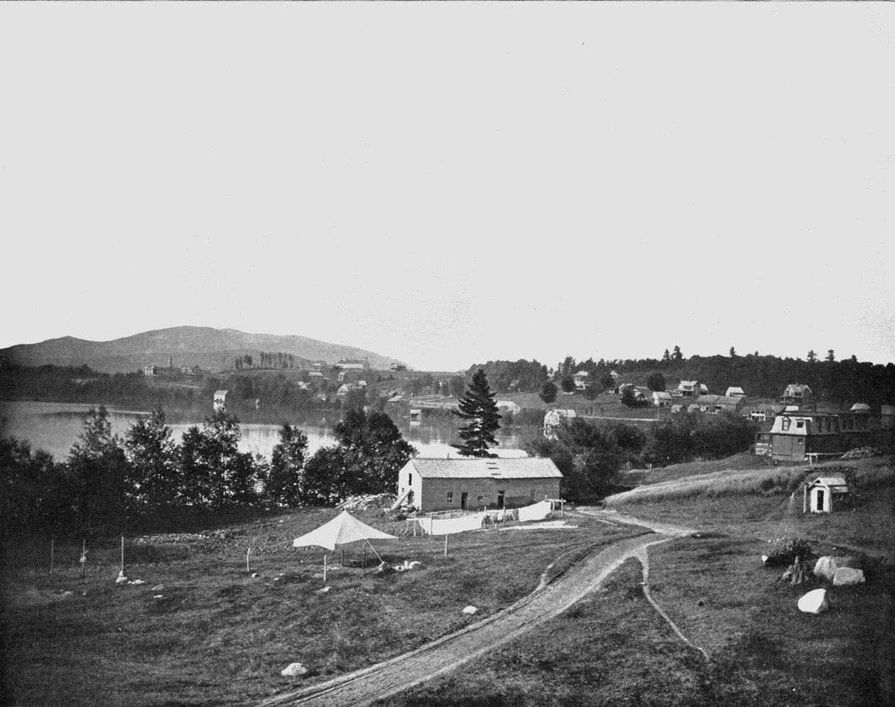 Lake Placid, Adirondacks, stát New York, USA, c1900. od Unbekannt