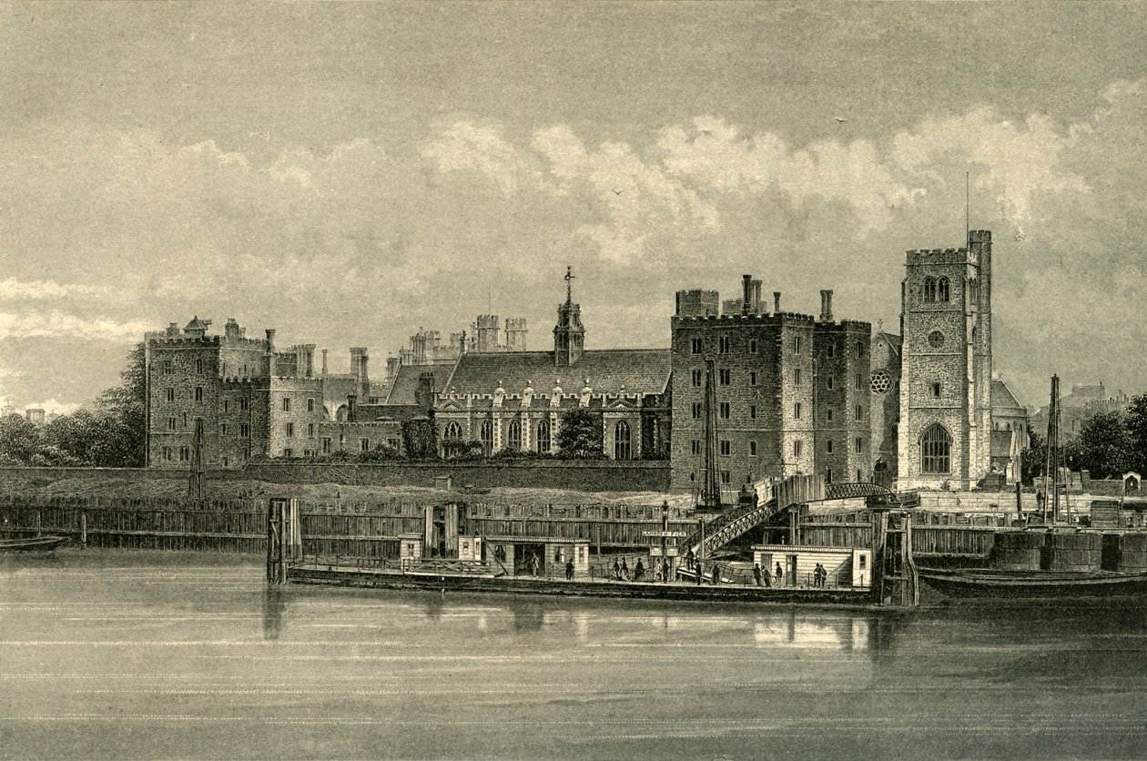 Lambethský palác, c1878. od Unbekannt