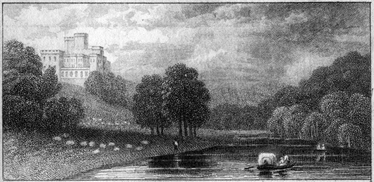 Hrad Lambton, hrabství Durham, 19. století od Unbekannt