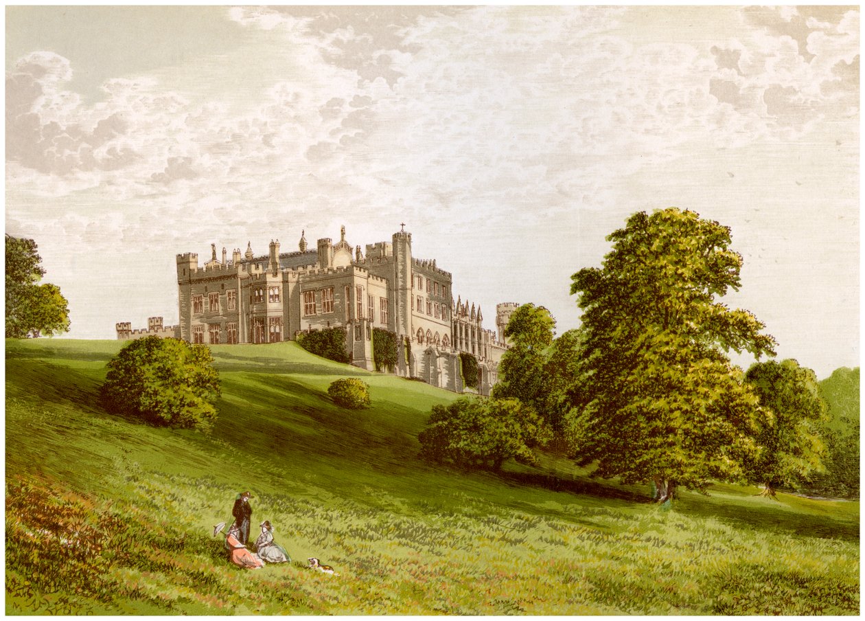 Hrad Lambton, hrabství Durham, domov hraběte z Durhamu, c1880 od Unbekannt