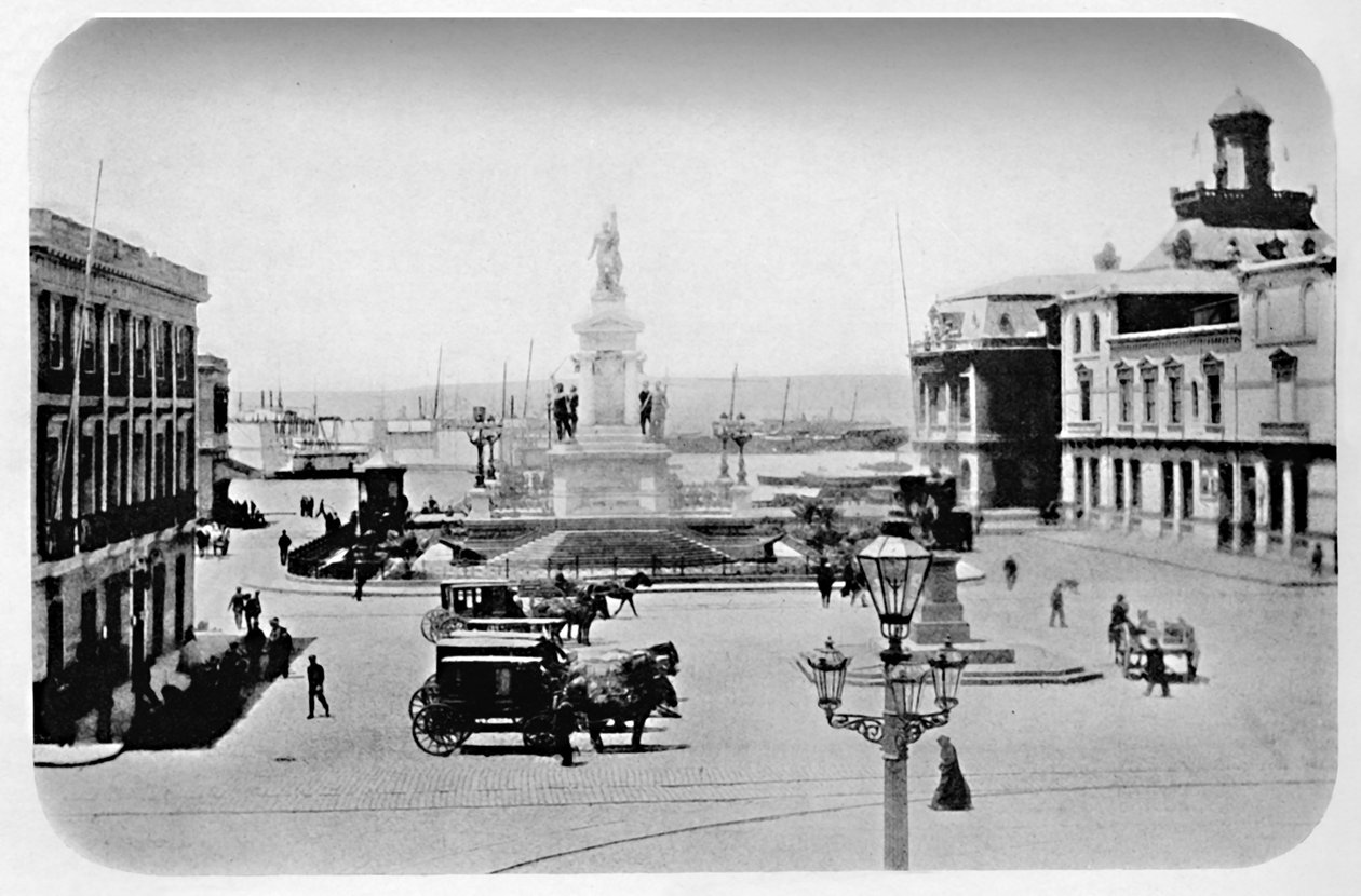 Přistávací plocha ve Valparaisu, 1911 od Unbekannt