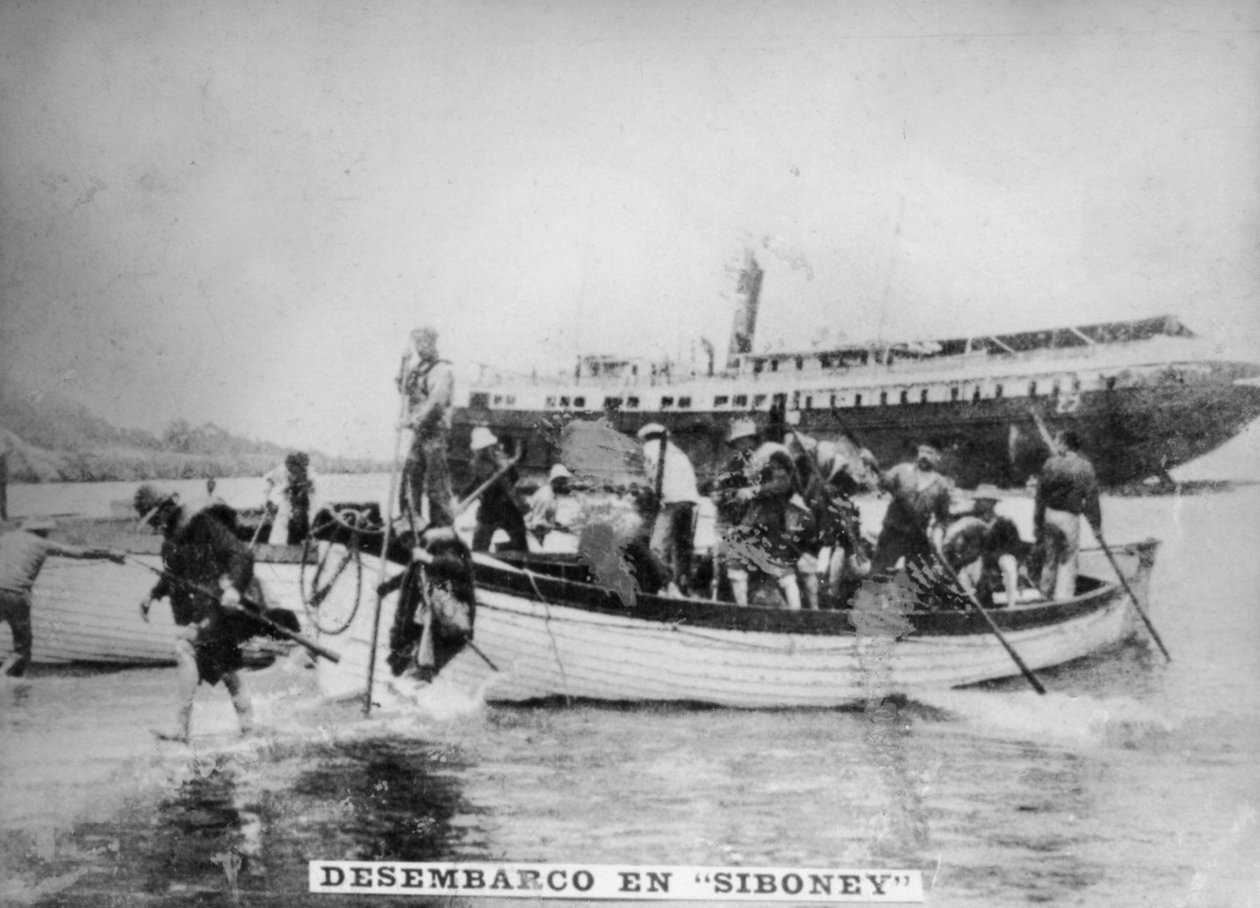 Přistání v Siboney, 1898, 20. léta 20. století od Unbekannt