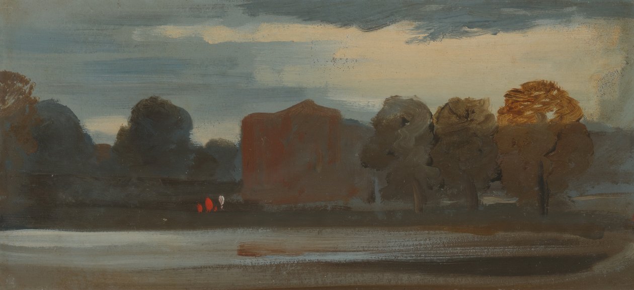 Krajina s jezerem, 1828 až 1829. od Unbekannt