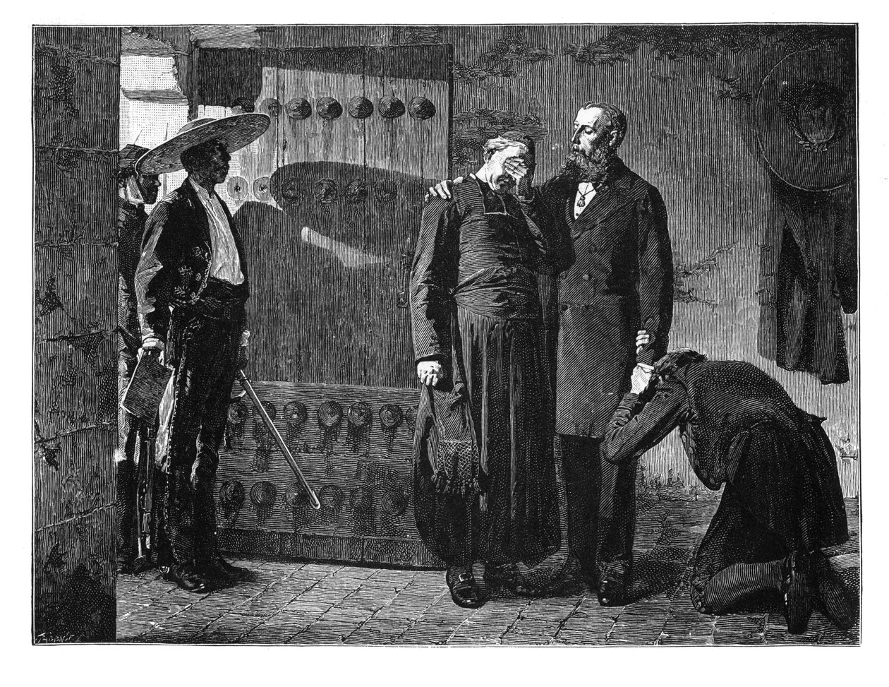 Poslední chvíle císaře Maxmiliána, 1867, konec 19. století od Unbekannt