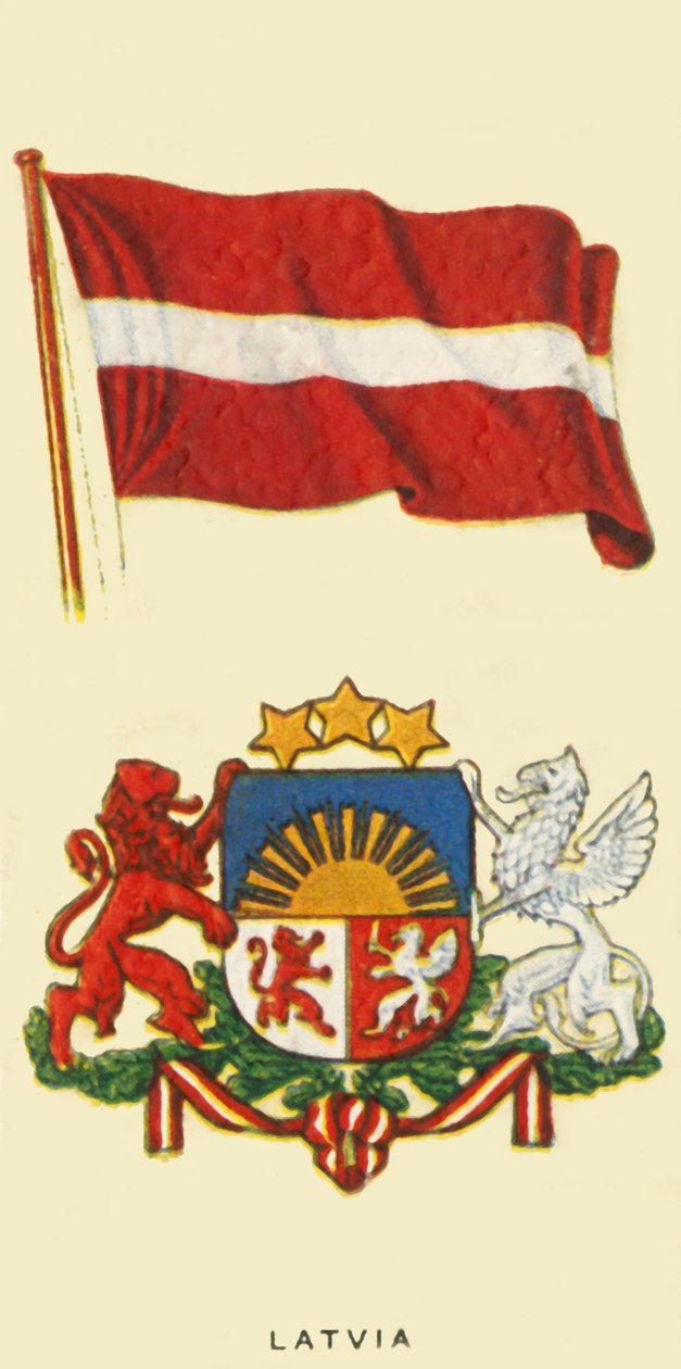 Lotyšsko, c1935. od Unbekannt
