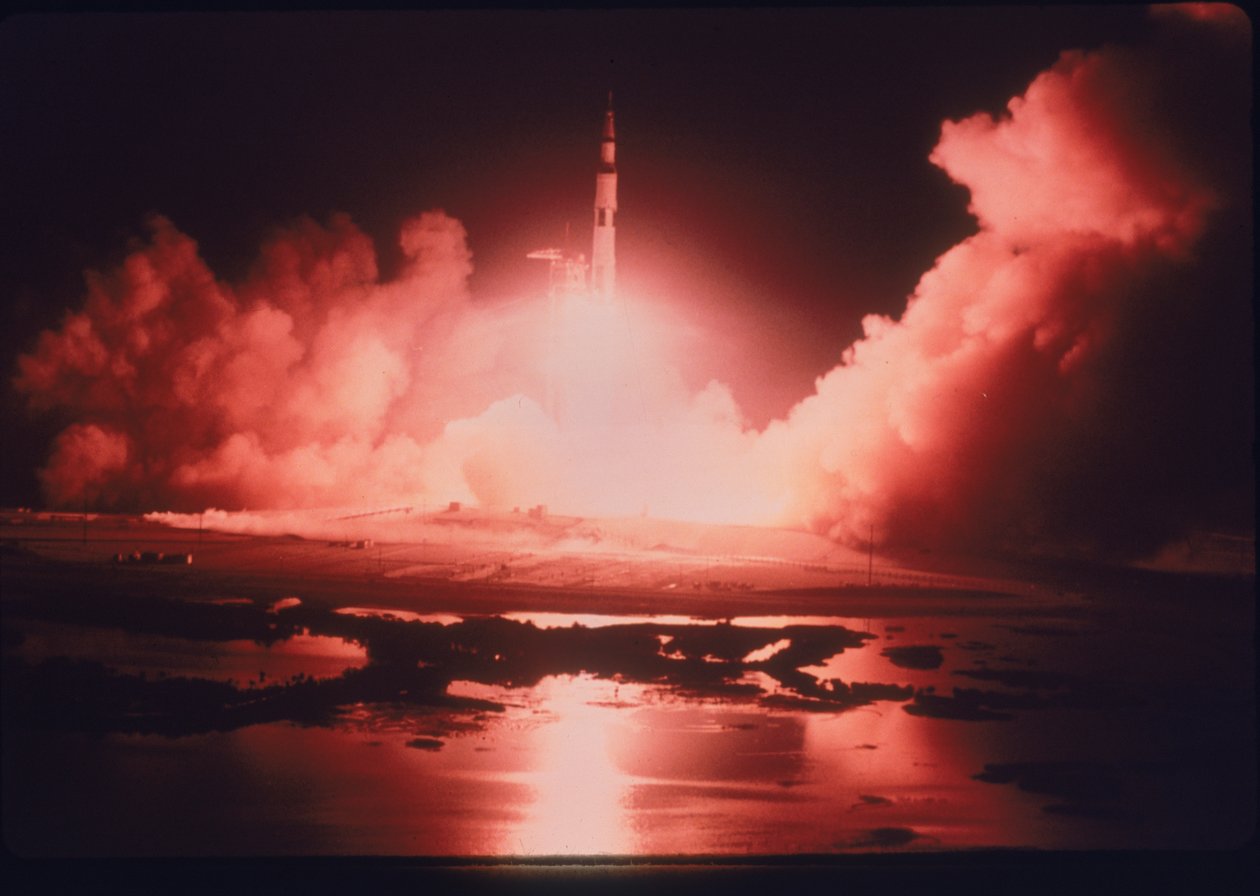 Start mise Apollo 17, 1972 od Unbekannt