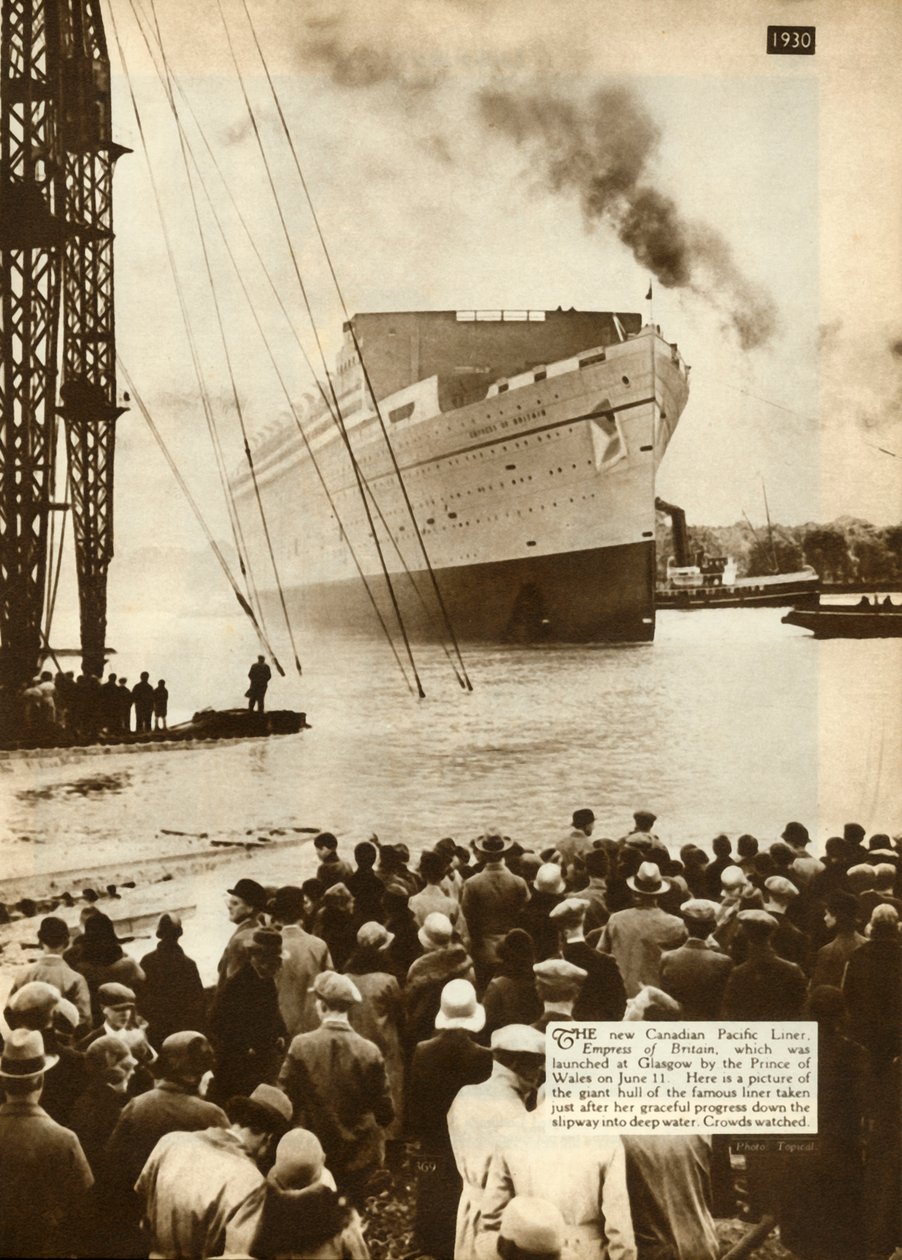 Start britské císařovny, Glasgow, 11. června 1930, 1935. od Unbekannt