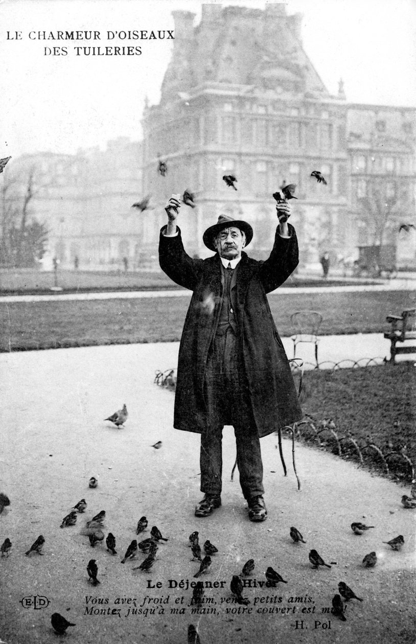 Zaklínač ptáků Tuileries, 20. století od Unbekannt
