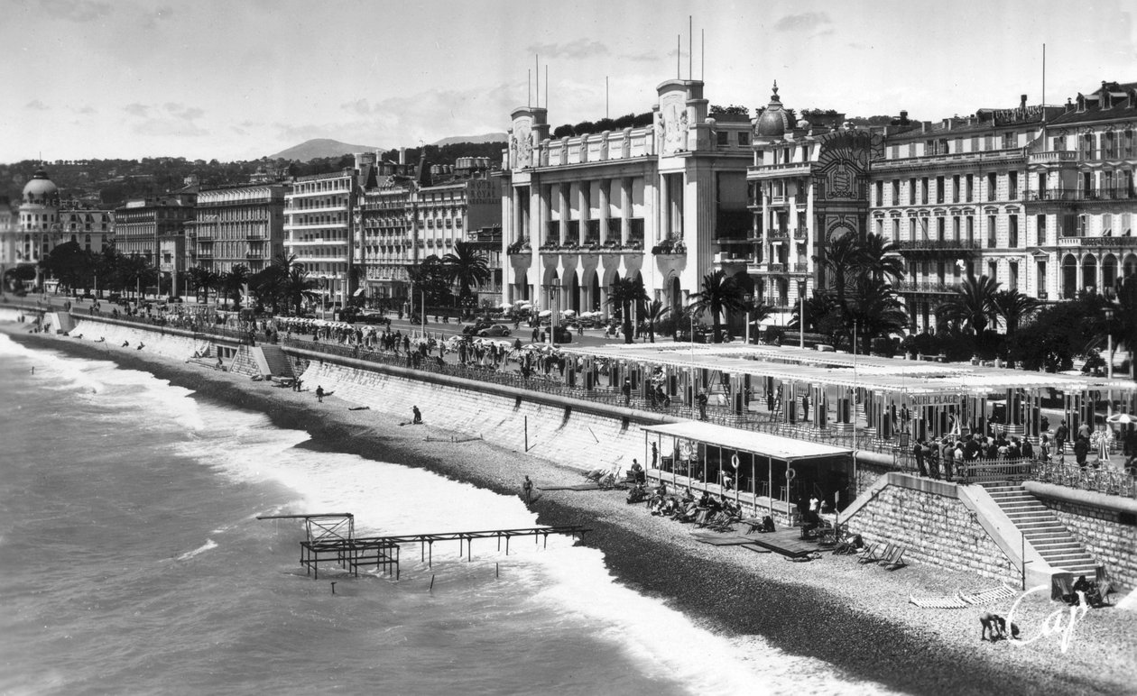 Le Palais de la Mediterranee na Promenade des Anglais, Nice, jižní Francie, počátek 20. století od Unbekannt