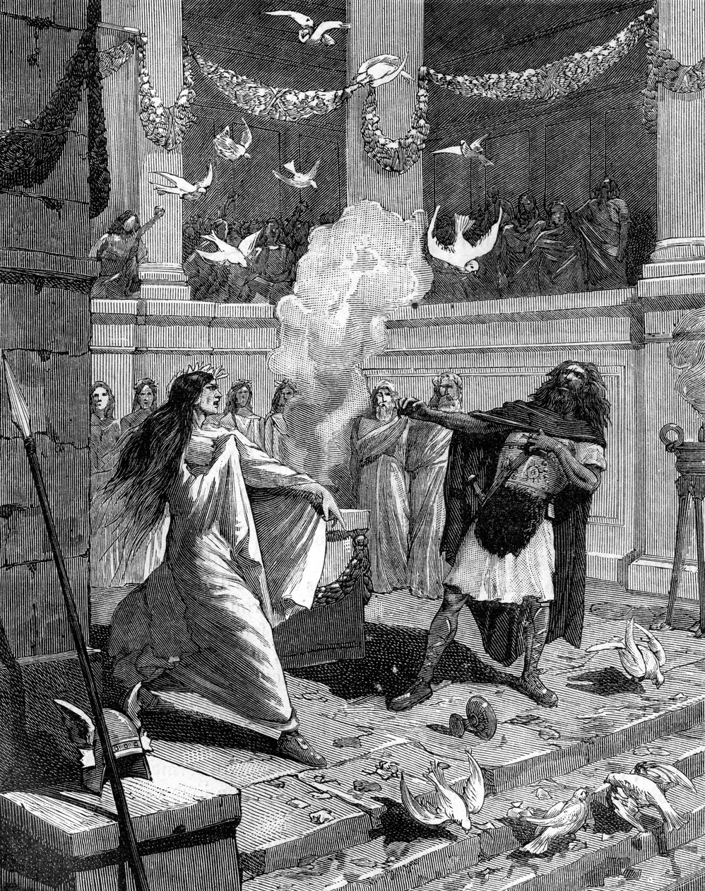 Nejzlobivější z lidí, rozkaz, aby pro tebe byl připraven hrob, 1882-1884 od Unbekannt